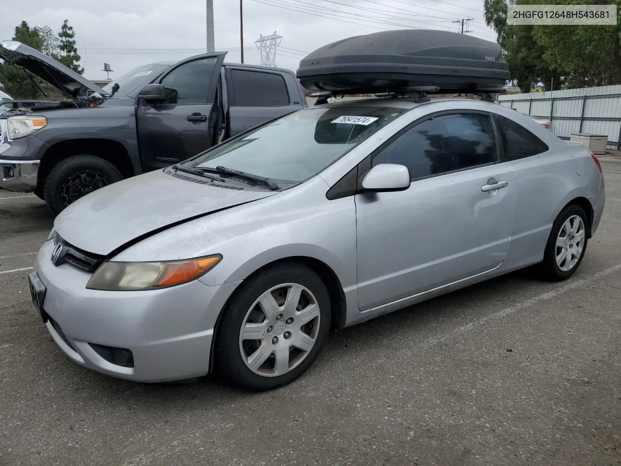 2HGFG12648H543681 2008 Honda Civic Lx