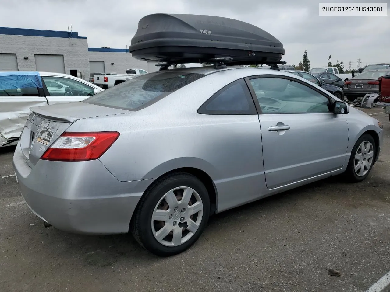 2008 Honda Civic Lx VIN: 2HGFG12648H543681 Lot: 76541574