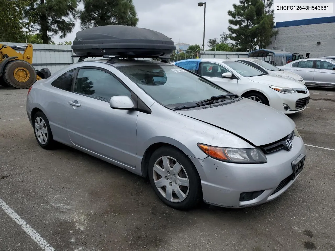 2HGFG12648H543681 2008 Honda Civic Lx