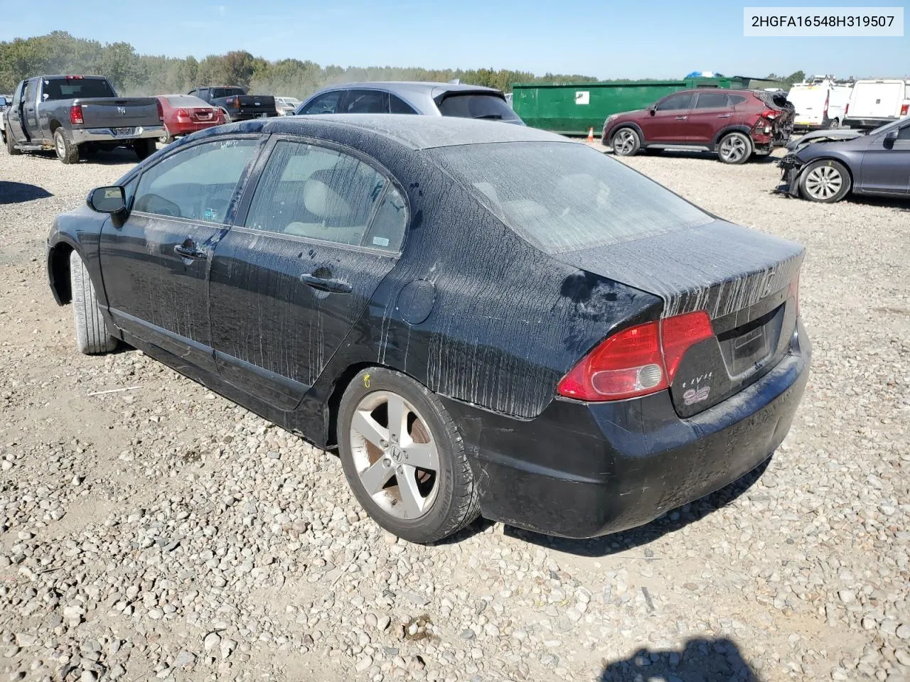 2008 Honda Civic Lx VIN: 2HGFA16548H319507 Lot: 76634824