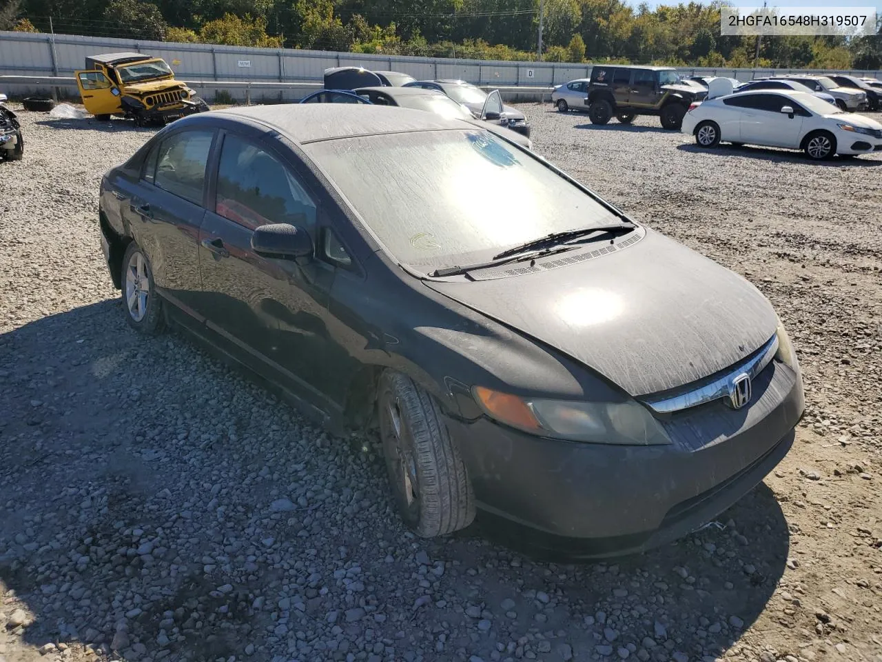 2008 Honda Civic Lx VIN: 2HGFA16548H319507 Lot: 76634824