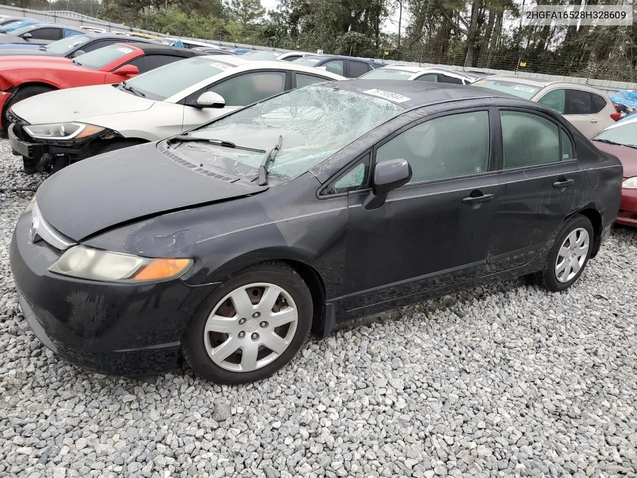 2008 Honda Civic Lx VIN: 2HGFA16528H328609 Lot: 76700844