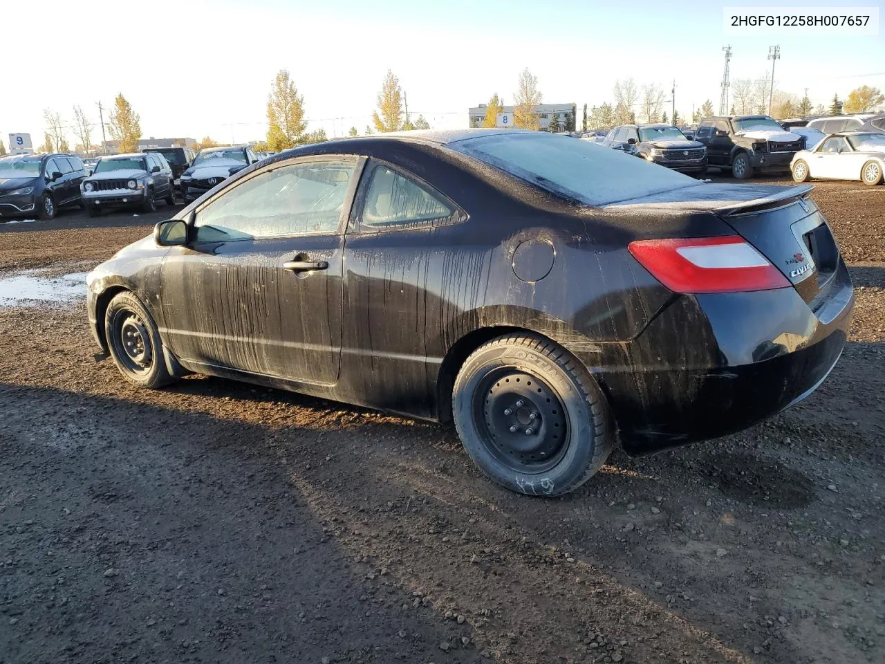 2008 Honda Civic Dx VIN: 2HGFG12258H007657 Lot: 76782534