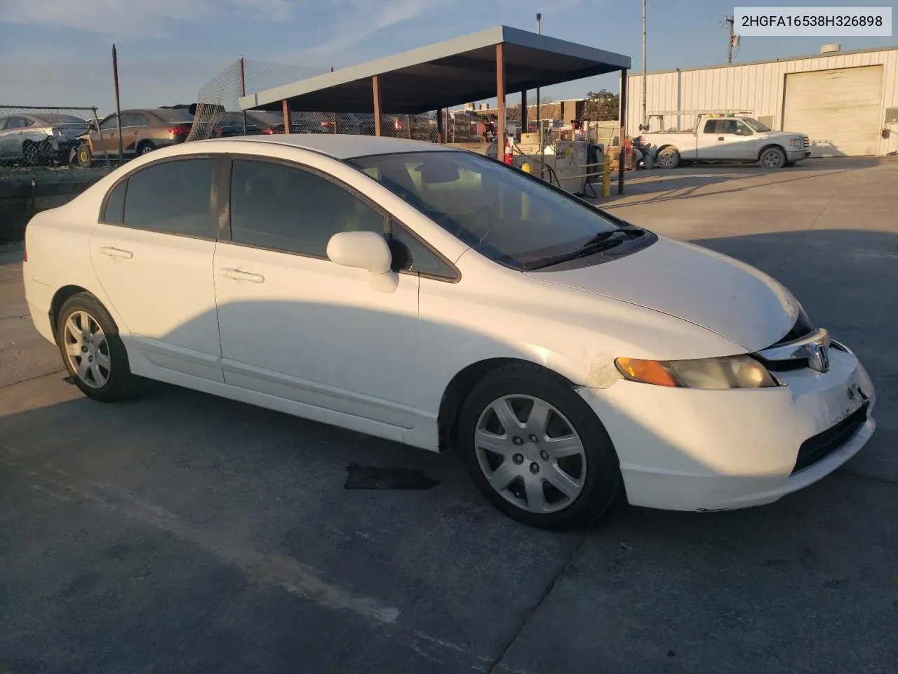 2008 Honda Civic Lx VIN: 2HGFA16538H326898 Lot: 76849154