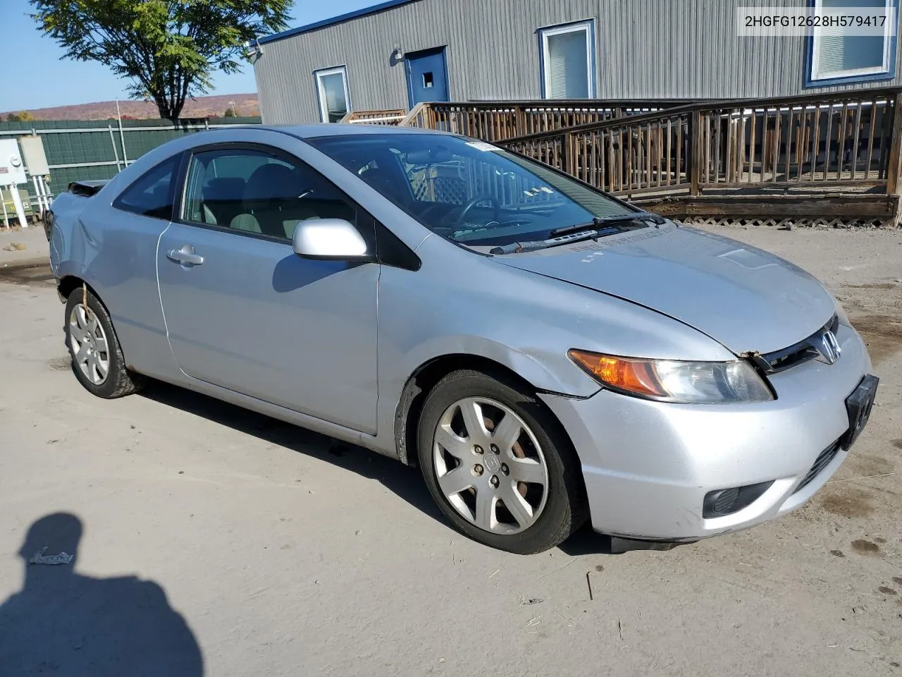 2008 Honda Civic Lx VIN: 2HGFG12628H579417 Lot: 77062694