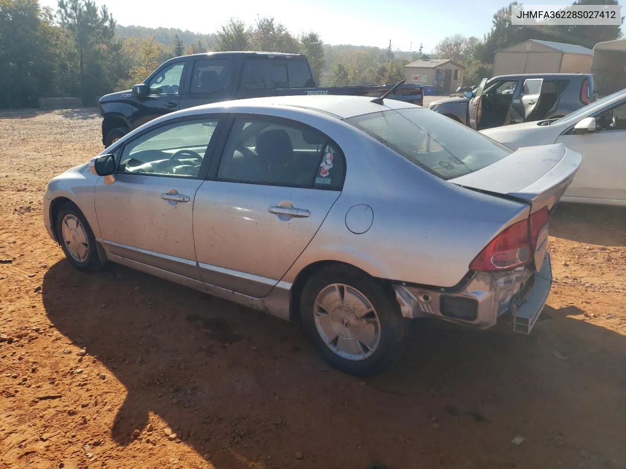 2008 Honda Civic Hybrid VIN: JHMFA36228S027412 Lot: 77419824