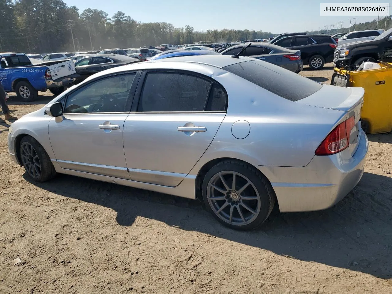 JHMFA36208S026467 2008 Honda Civic Hybrid