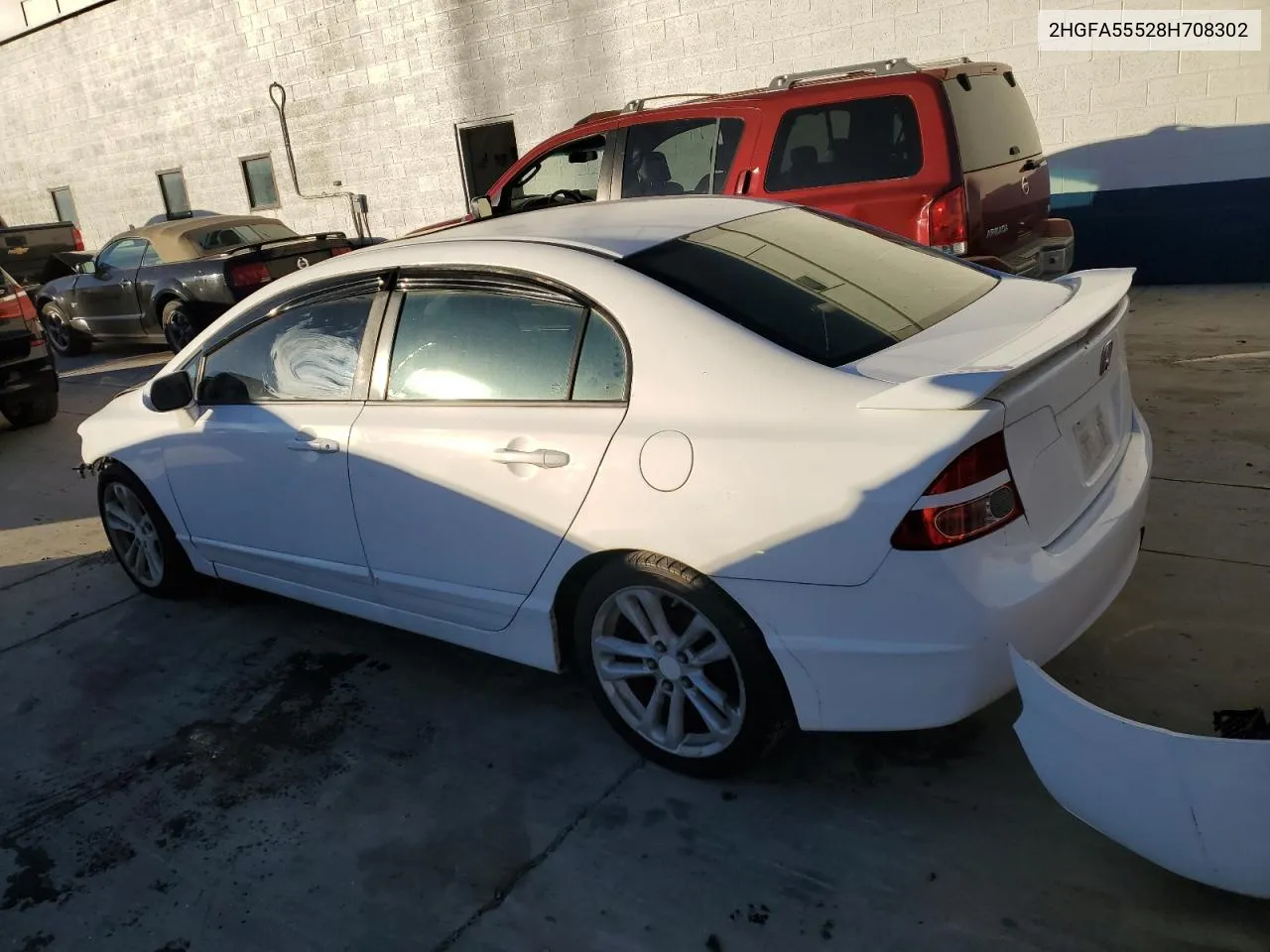 2HGFA55528H708302 2008 Honda Civic Si