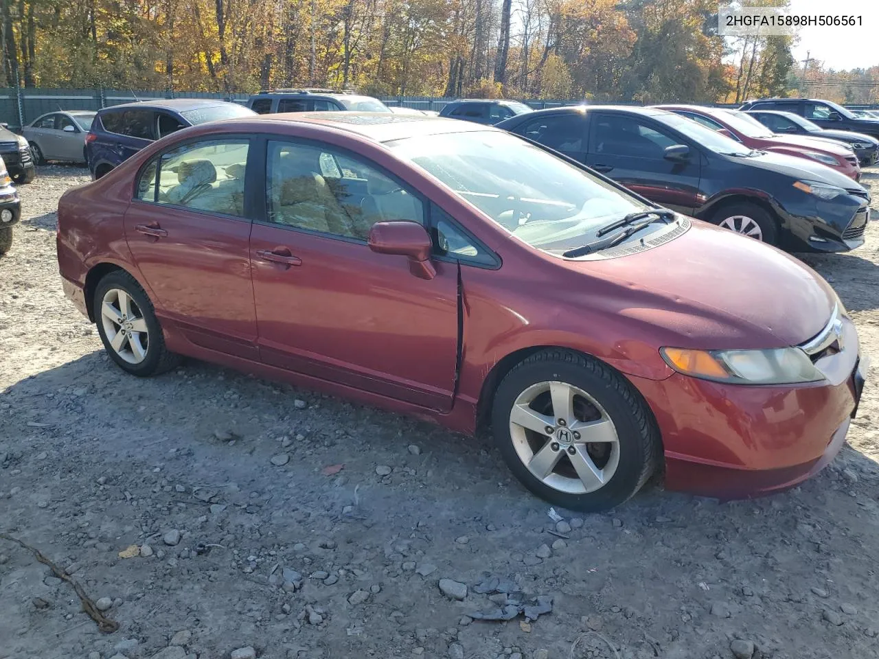 2HGFA15898H506561 2008 Honda Civic Ex