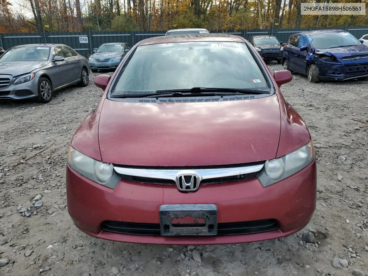 2HGFA15898H506561 2008 Honda Civic Ex