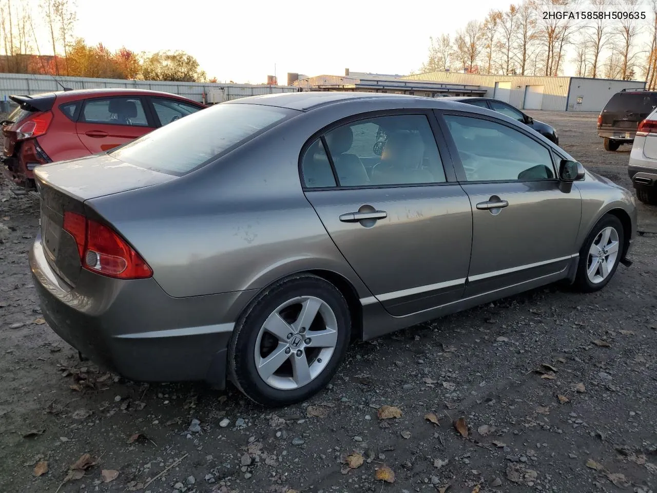 2008 Honda Civic Ex VIN: 2HGFA15858H509635 Lot: 77672914