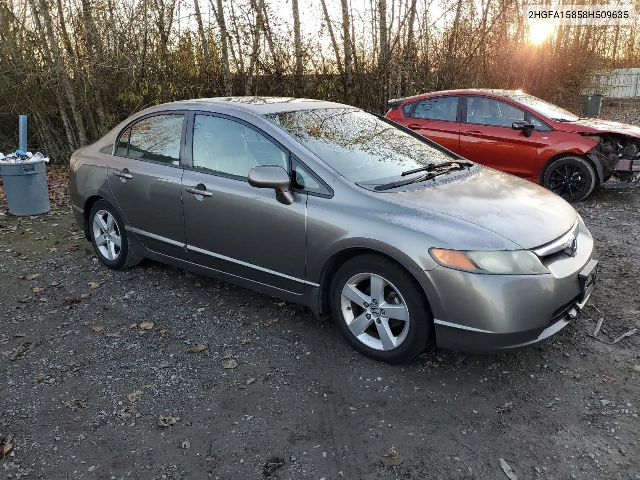 2008 Honda Civic Ex VIN: 2HGFA15858H509635 Lot: 77672914