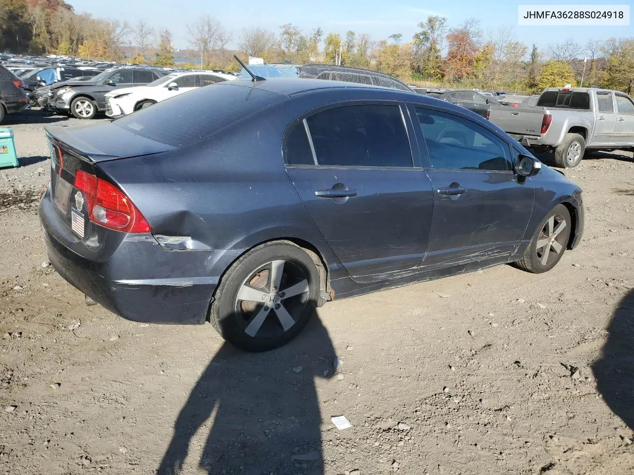 2008 Honda Civic Hybrid VIN: JHMFA36288S024918 Lot: 77759674