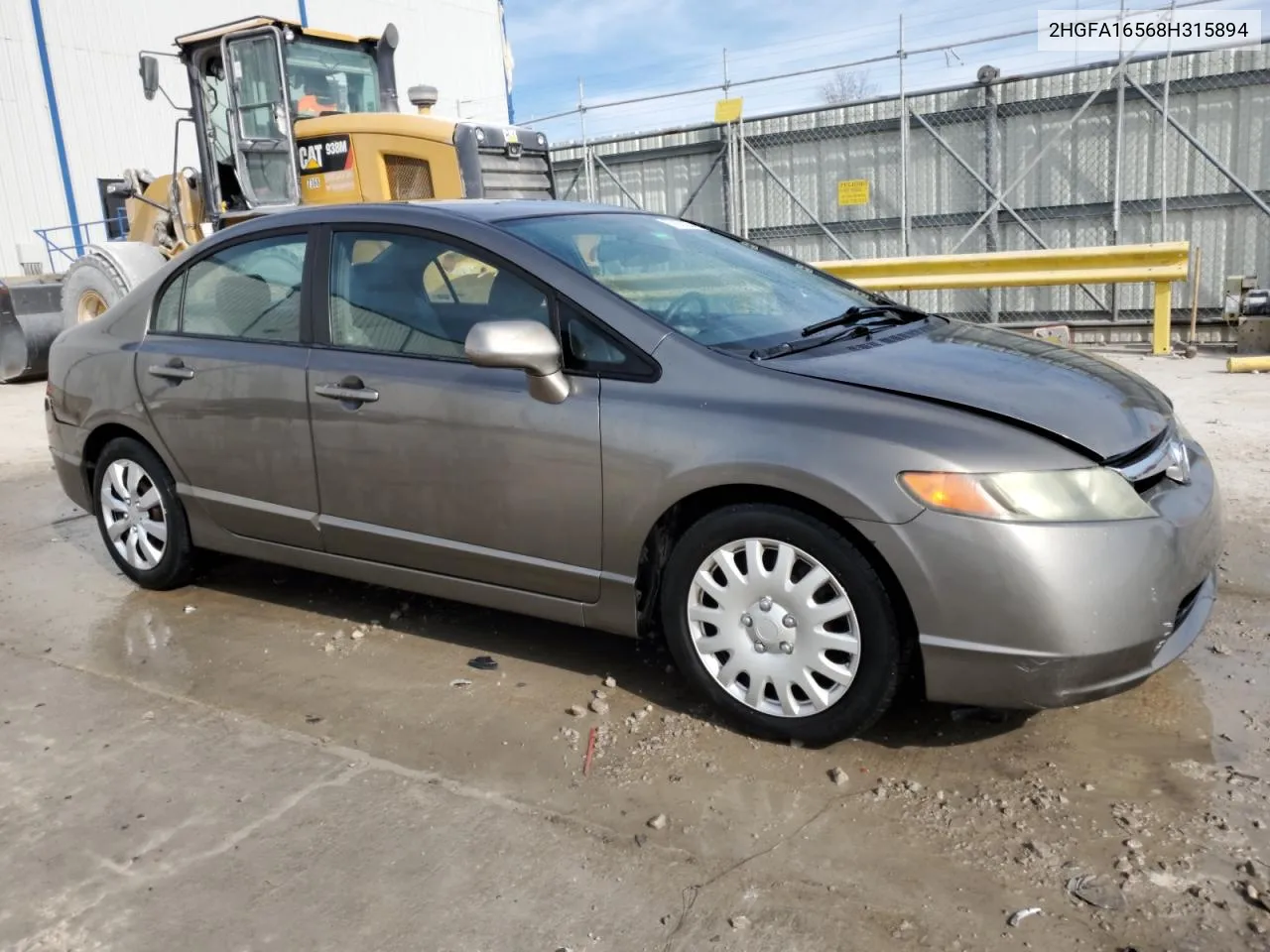 2008 Honda Civic Lx VIN: 2HGFA16568H315894 Lot: 77975354