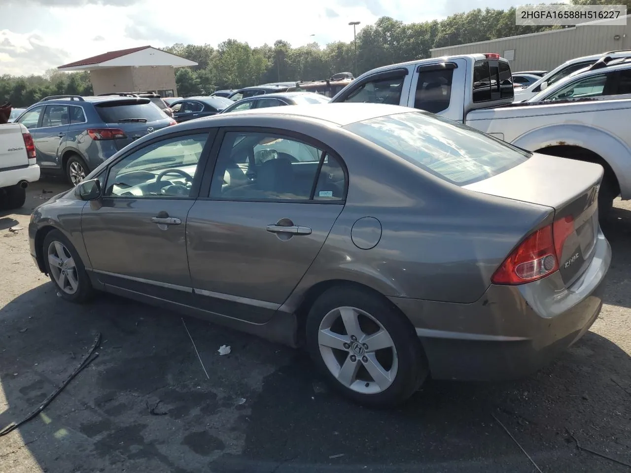 2008 Honda Civic Lx VIN: 2HGFA16588H516227 Lot: 78084294