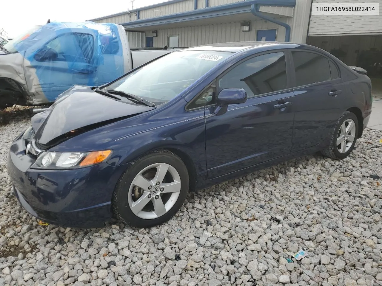 2008 Honda Civic Exl VIN: 1HGFA16958L022414 Lot: 78155324