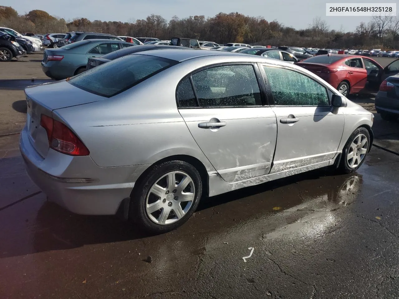 2008 Honda Civic Lx VIN: 2HGFA16548H325128 Lot: 78268304