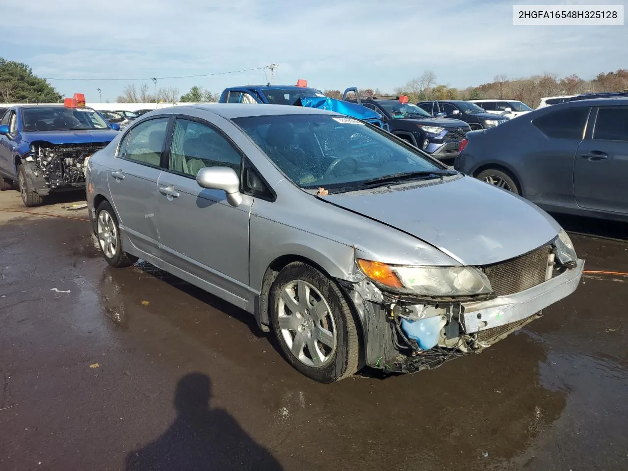 2008 Honda Civic Lx VIN: 2HGFA16548H325128 Lot: 78268304