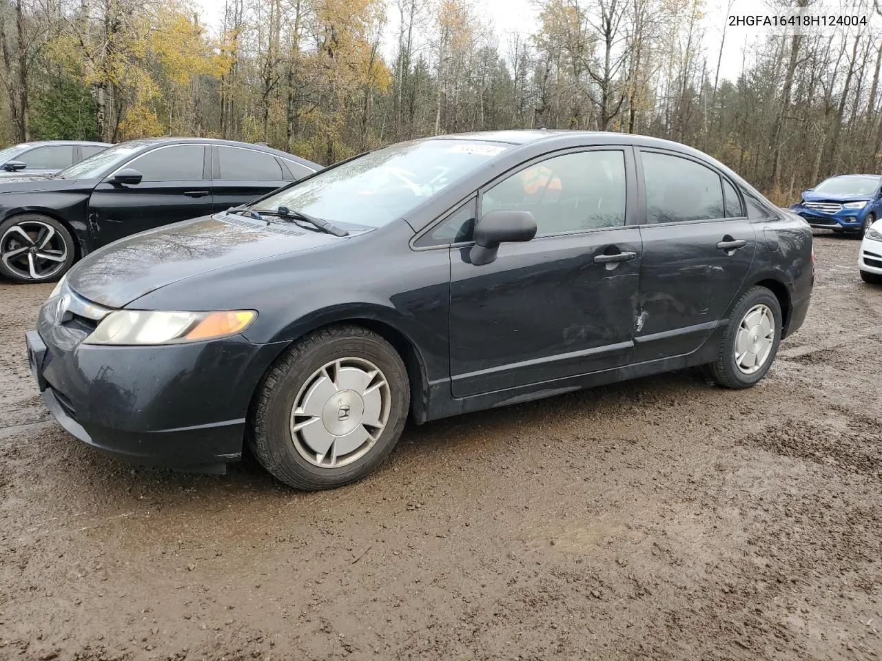 2008 Honda Civic Dx-G VIN: 2HGFA16418H124004 Lot: 78532814