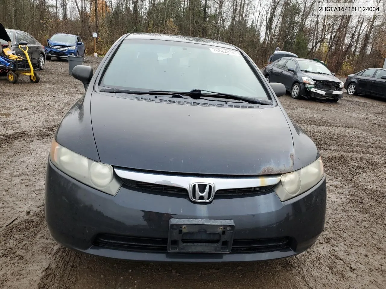 2008 Honda Civic Dx-G VIN: 2HGFA16418H124004 Lot: 78532814