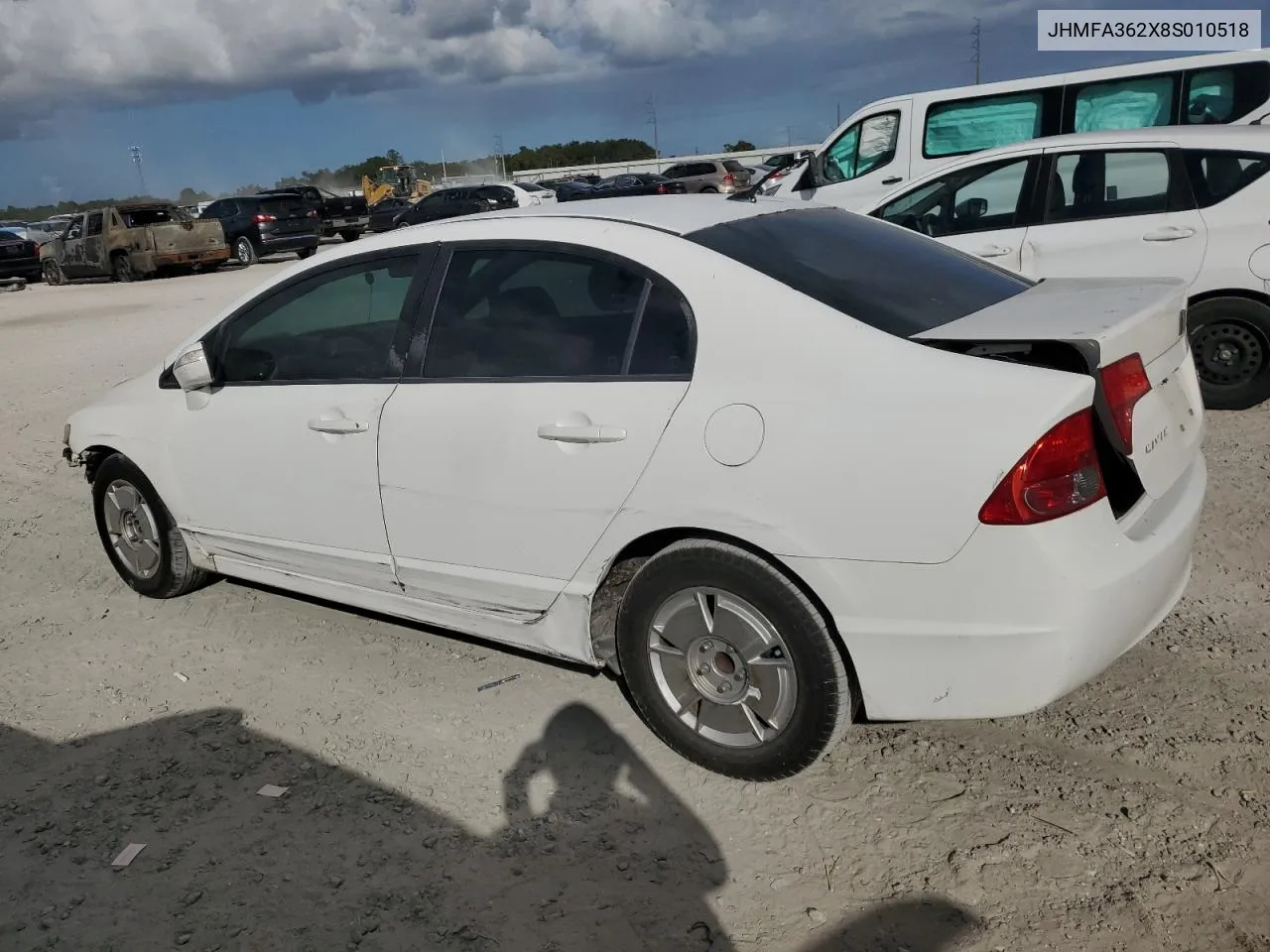 2008 Honda Civic Hybrid VIN: JHMFA362X8S010518 Lot: 78539044