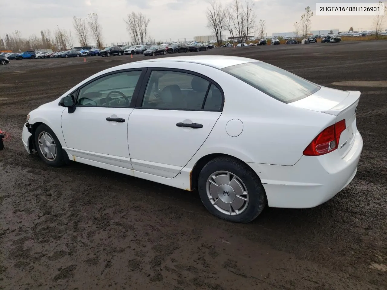 2008 Honda Civic Dx-G VIN: 2HGFA16488H126901 Lot: 78592364