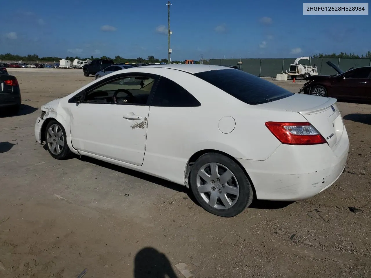 2008 Honda Civic Lx VIN: 2HGFG12628H528984 Lot: 78593944