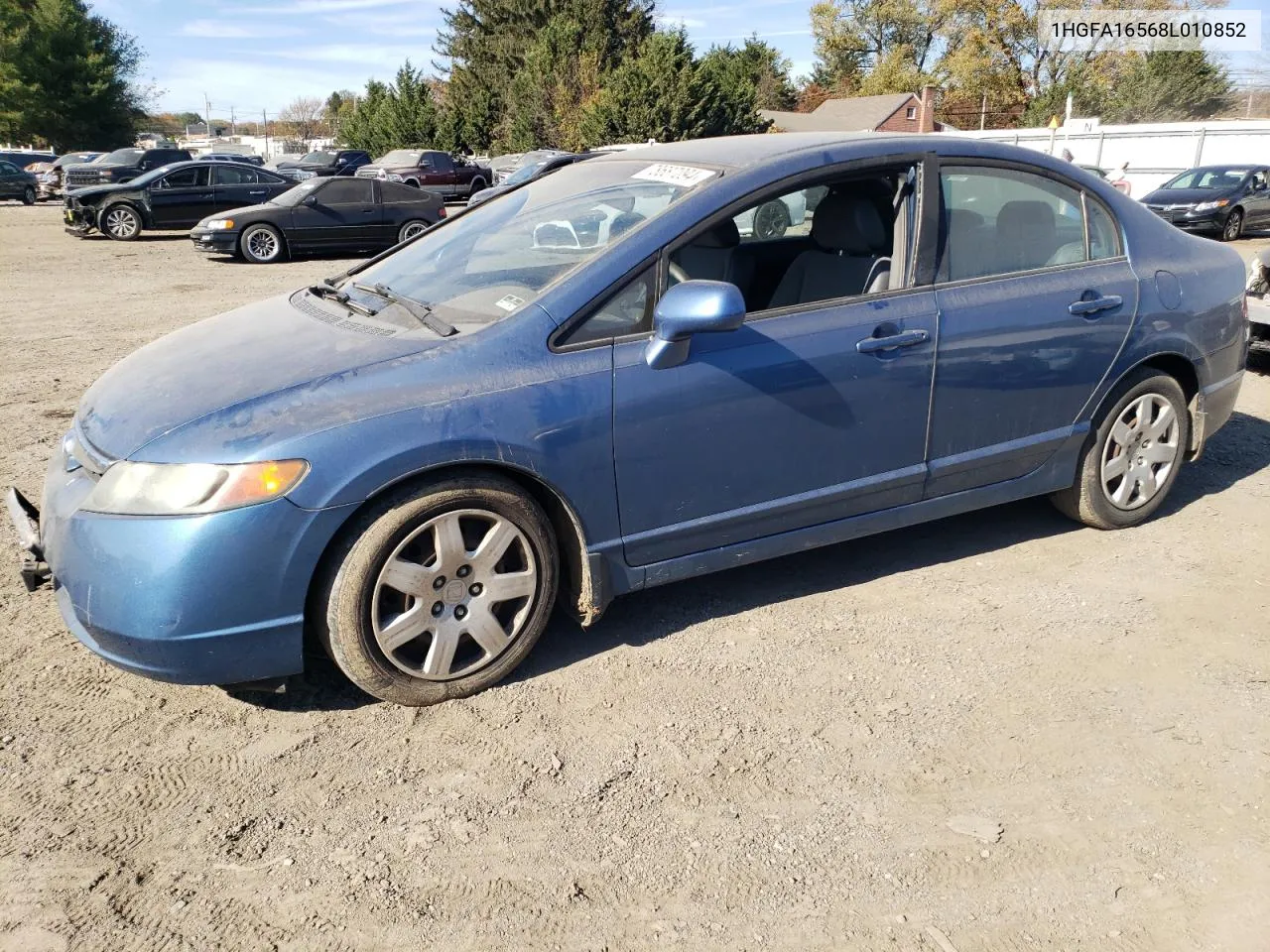 2008 Honda Civic Lx VIN: 1HGFA16568L010852 Lot: 78687094