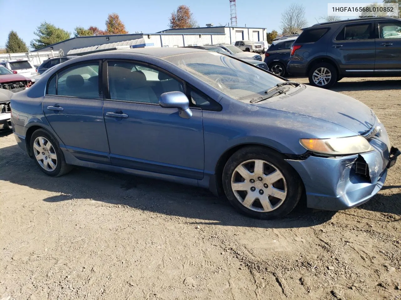 2008 Honda Civic Lx VIN: 1HGFA16568L010852 Lot: 78687094