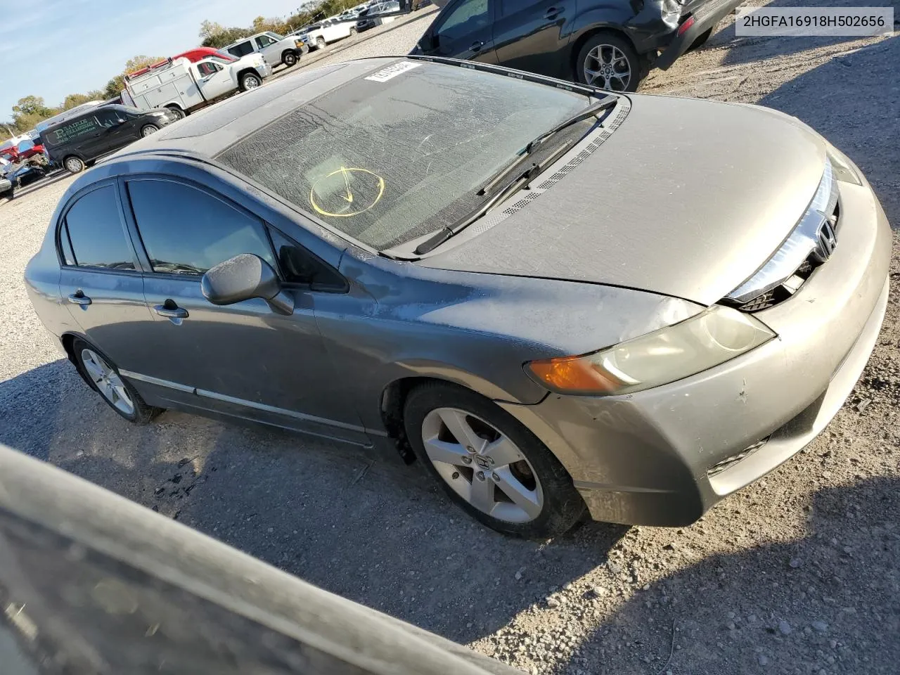 2008 Honda Civic Exl VIN: 2HGFA16918H502656 Lot: 78745334