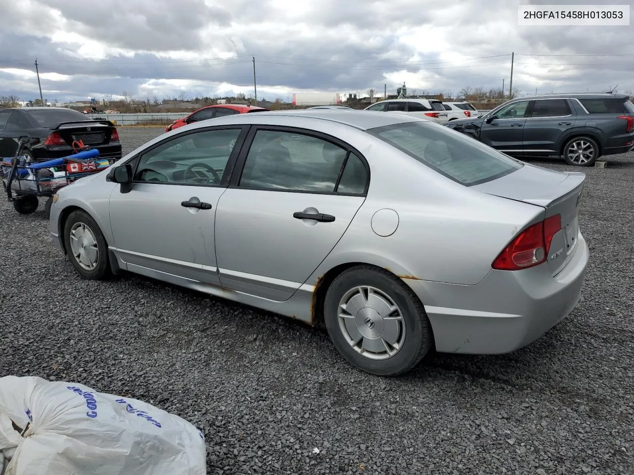 2008 Honda Civic Dx-G VIN: 2HGFA15458H013053 Lot: 78925954