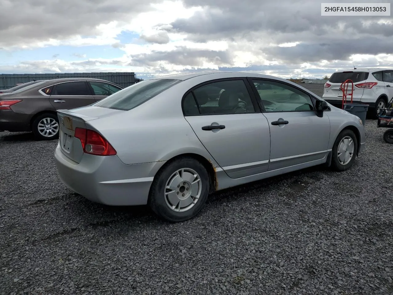 2008 Honda Civic Dx-G VIN: 2HGFA15458H013053 Lot: 78925954