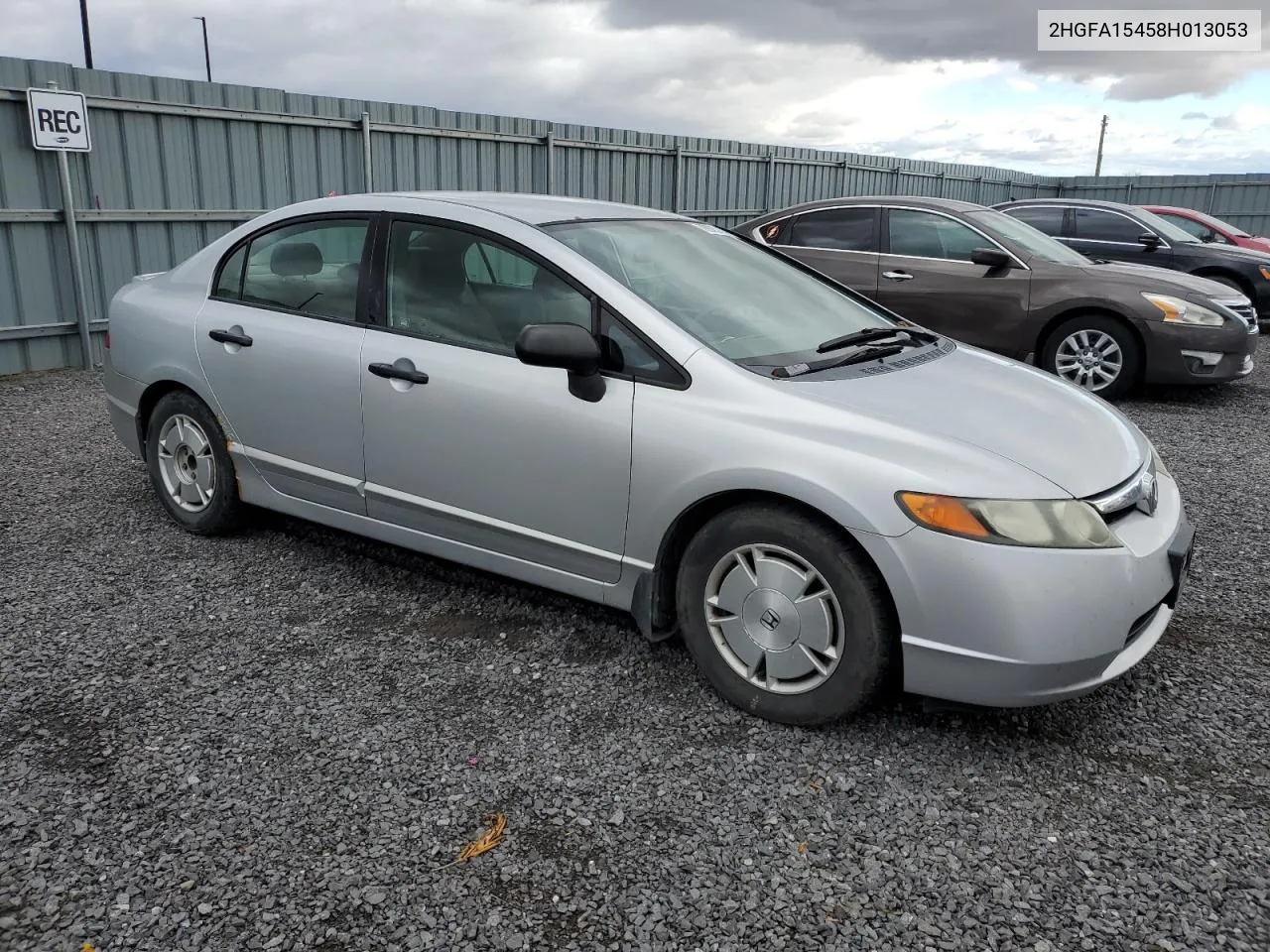 2008 Honda Civic Dx-G VIN: 2HGFA15458H013053 Lot: 78925954