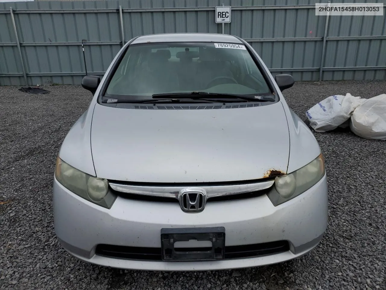 2008 Honda Civic Dx-G VIN: 2HGFA15458H013053 Lot: 78925954