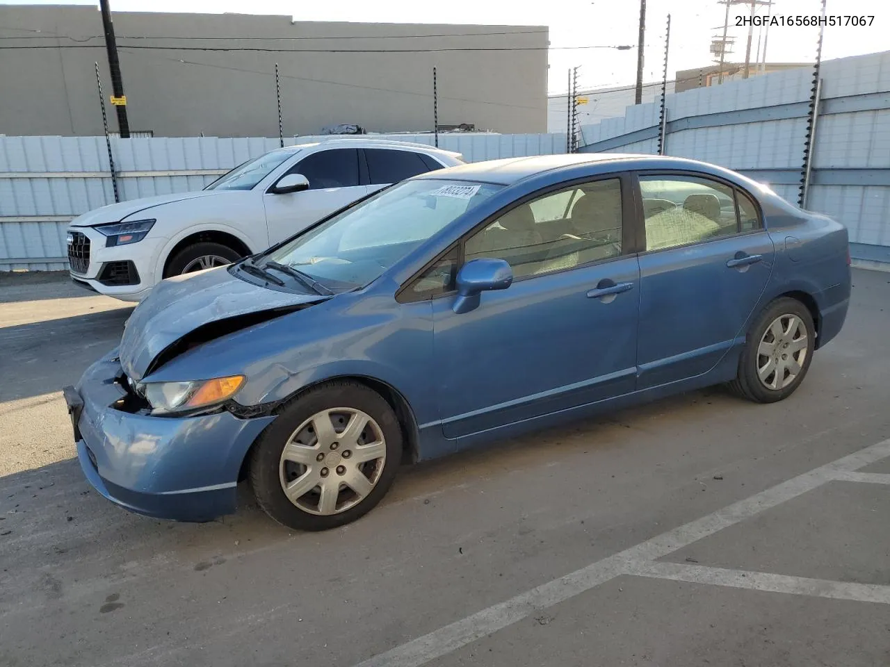 2008 Honda Civic Lx VIN: 2HGFA16568H517067 Lot: 78933274