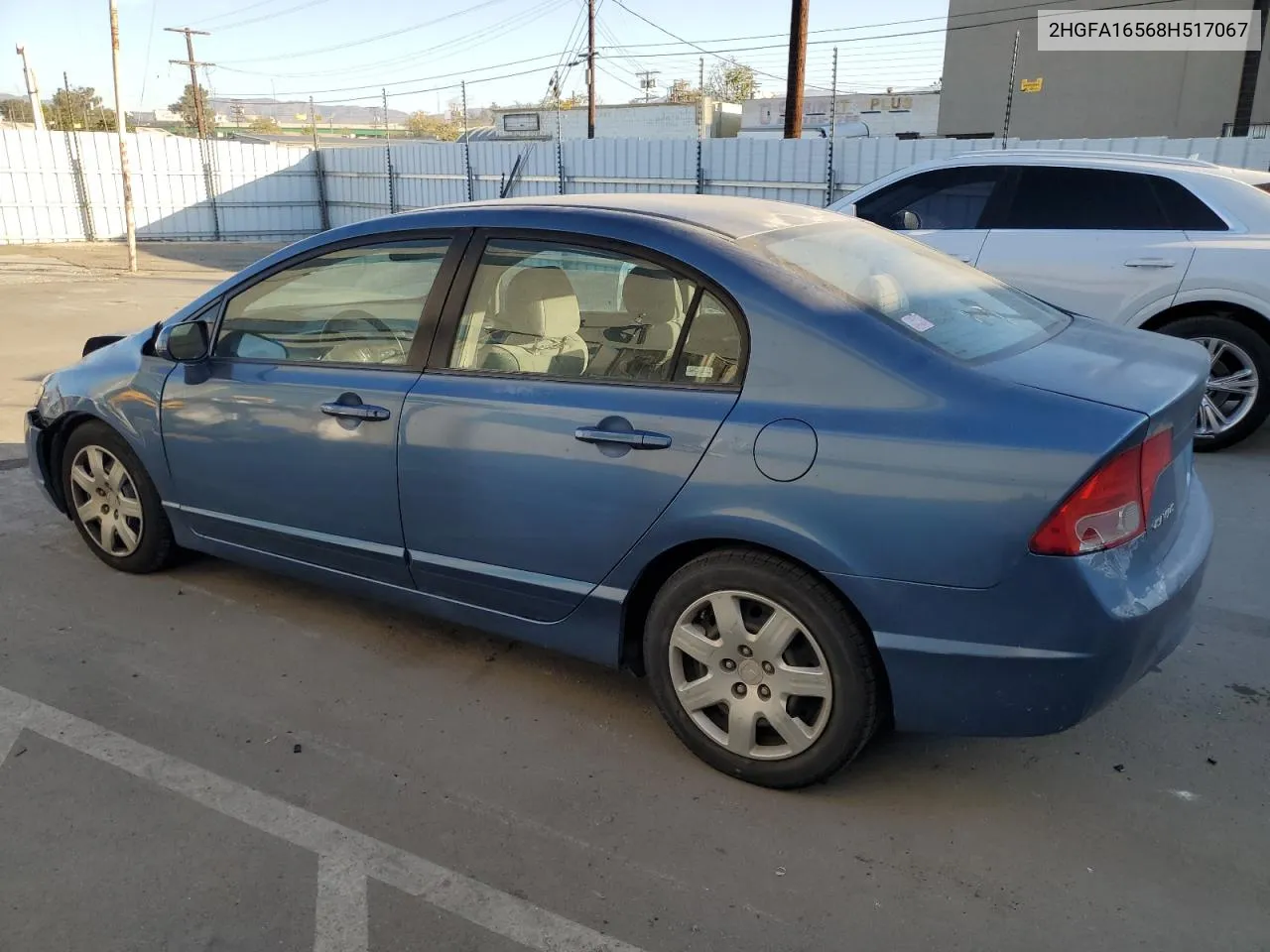 2008 Honda Civic Lx VIN: 2HGFA16568H517067 Lot: 78933274