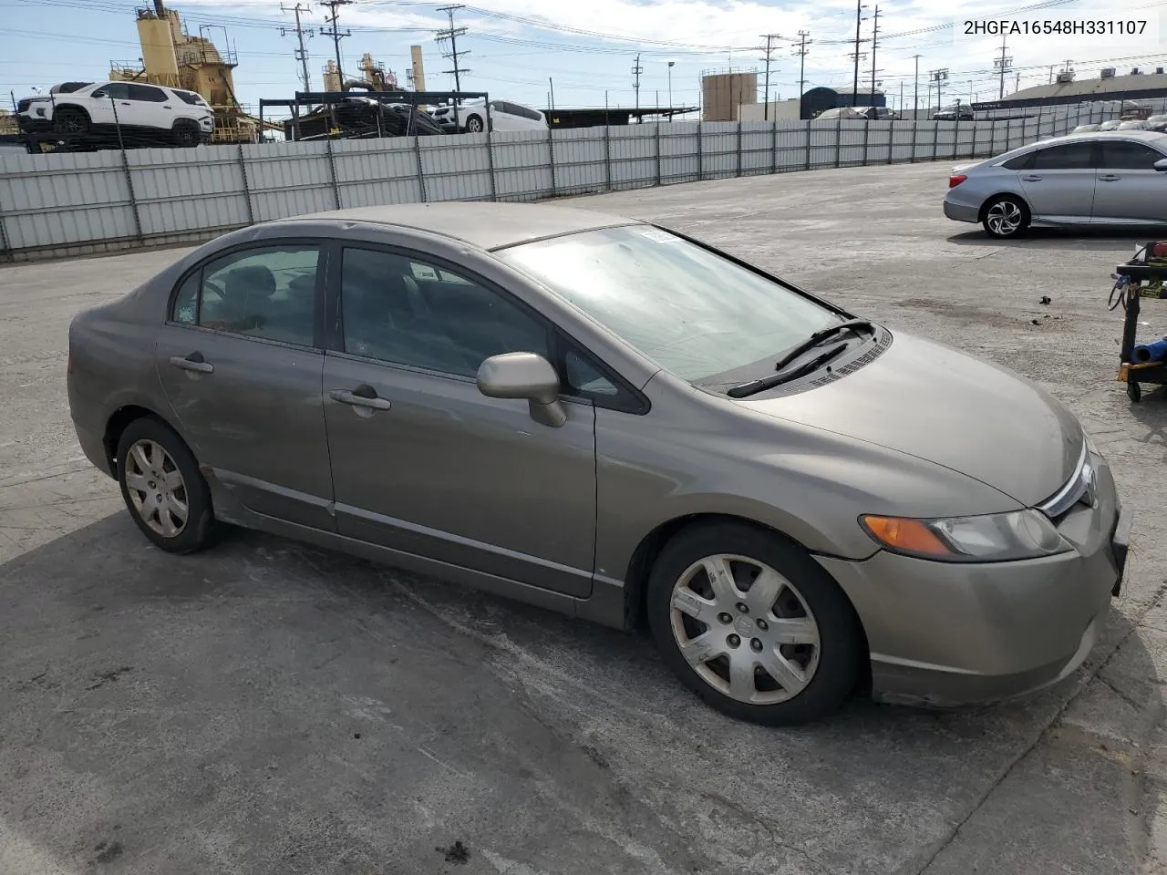 2008 Honda Civic Lx VIN: 2HGFA16548H331107 Lot: 78953014