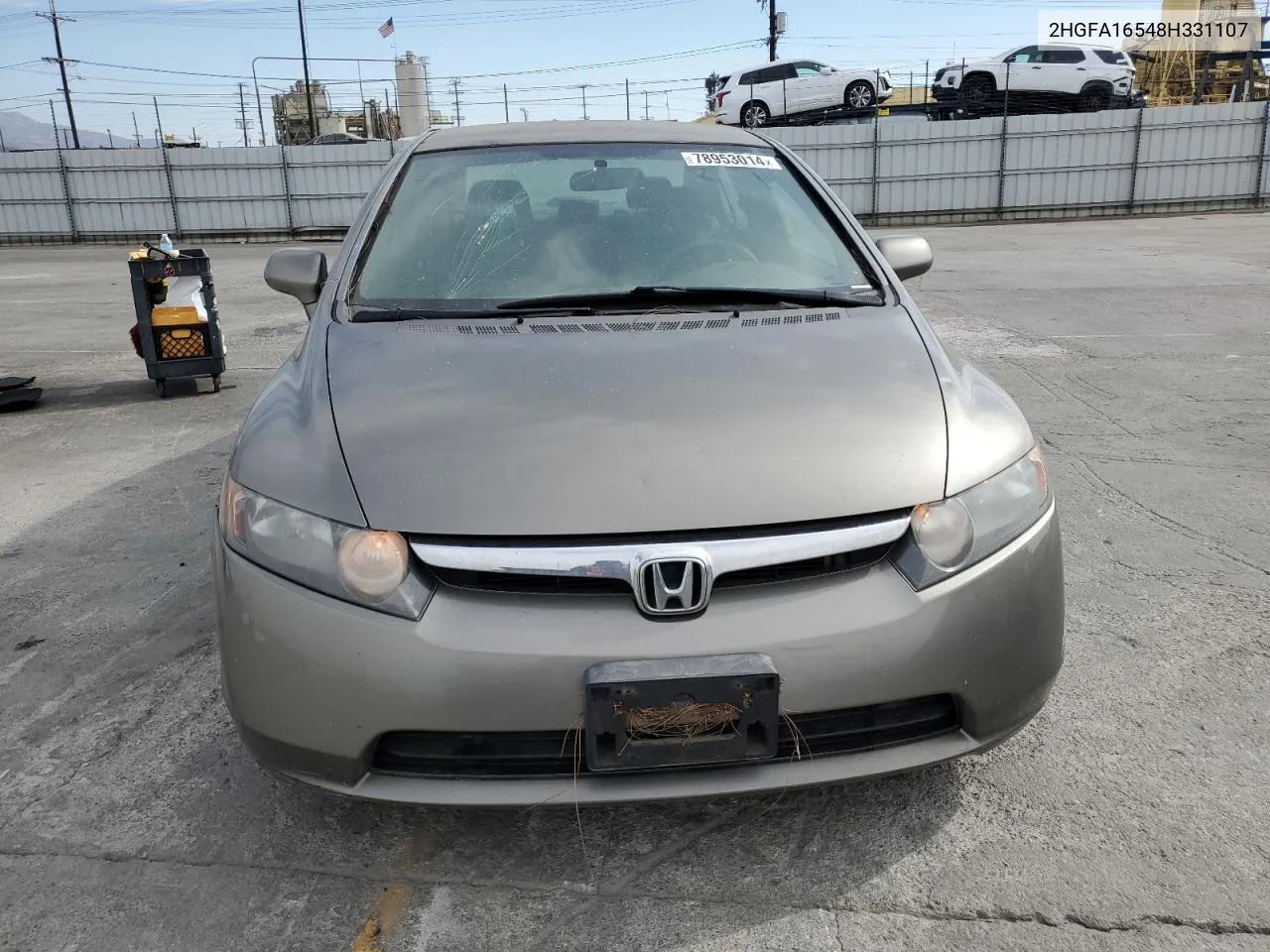 2008 Honda Civic Lx VIN: 2HGFA16548H331107 Lot: 78953014