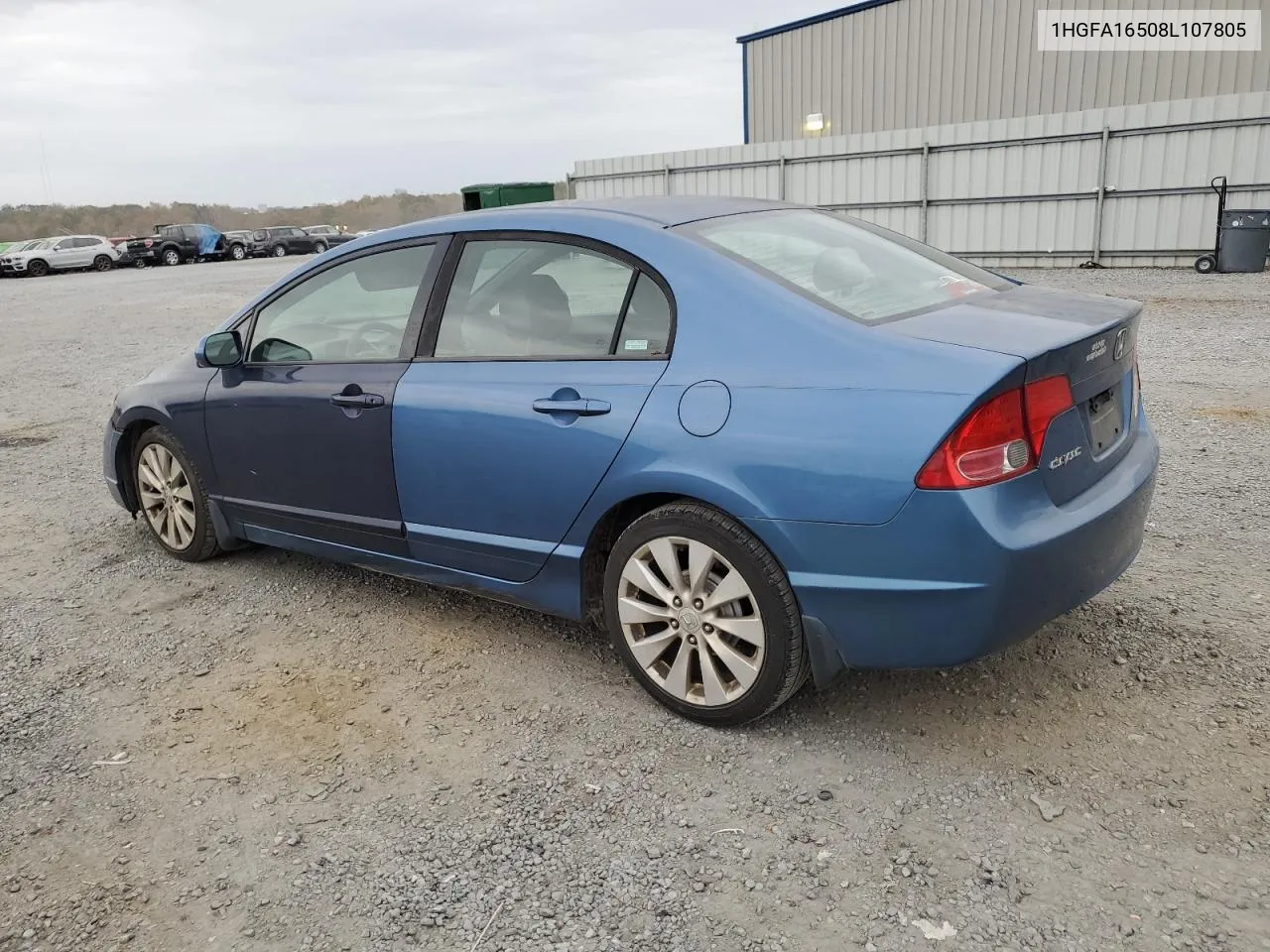 2008 Honda Civic Lx VIN: 1HGFA16508L107805 Lot: 79014954