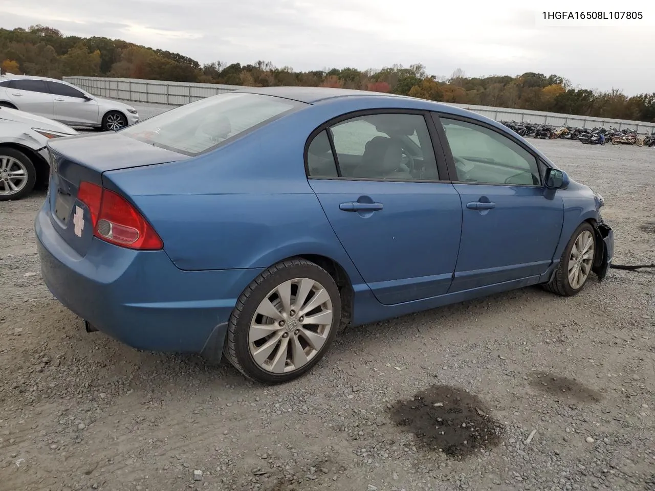 2008 Honda Civic Lx VIN: 1HGFA16508L107805 Lot: 79014954