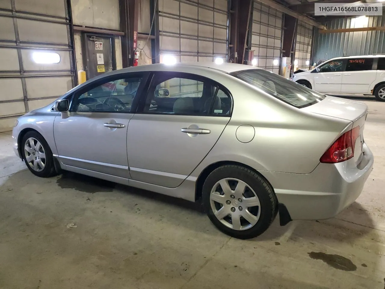 2008 Honda Civic Lx VIN: 1HGFA16568L078813 Lot: 79025144