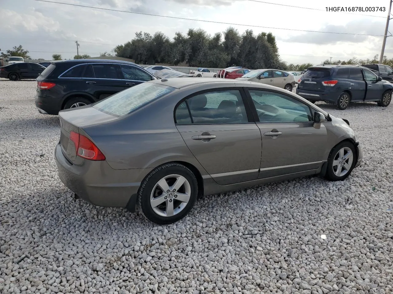 2008 Honda Civic Ex VIN: 1HGFA16878L003743 Lot: 79118104