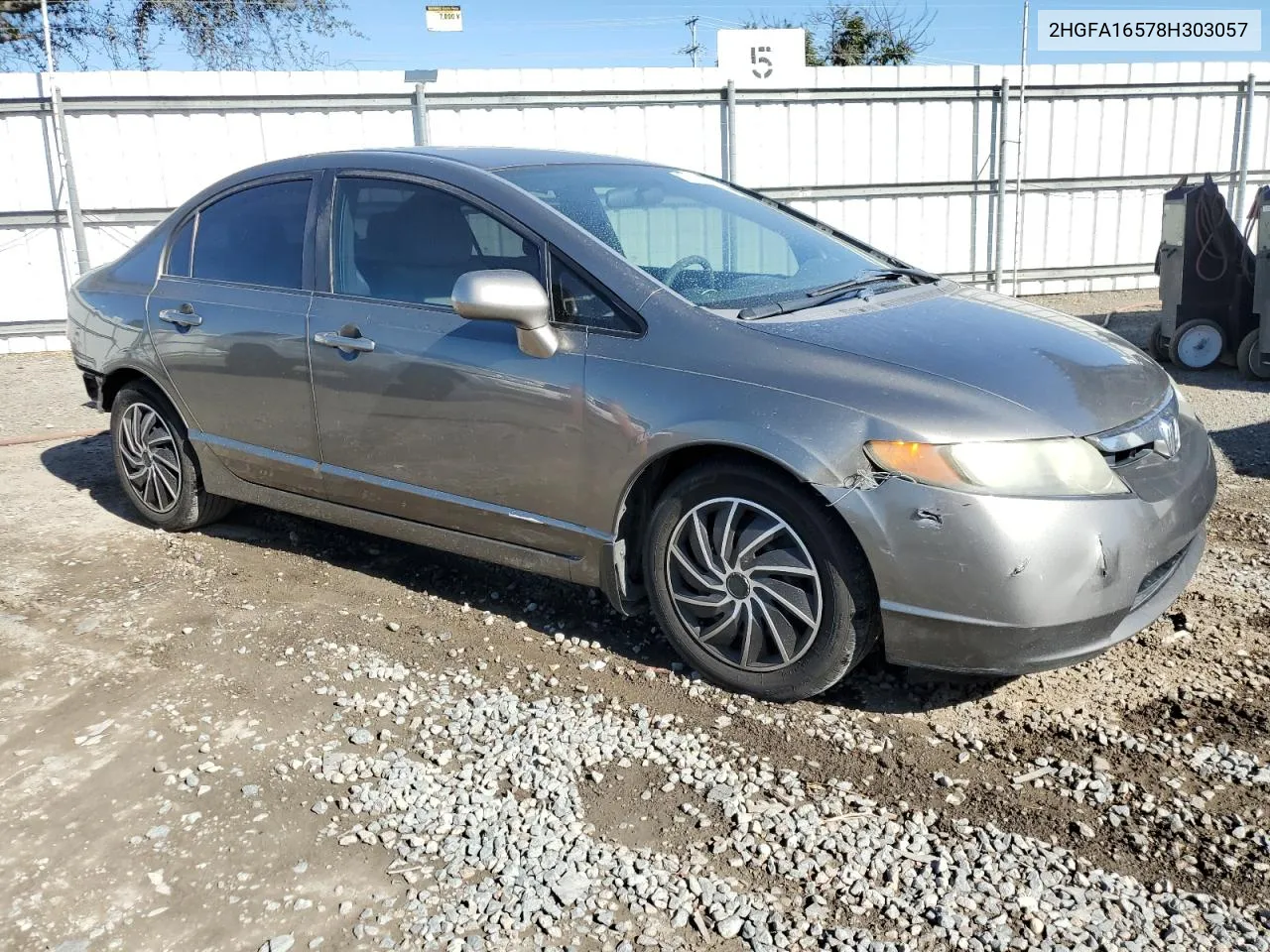 2008 Honda Civic Lx VIN: 2HGFA16578H303057 Lot: 79200954