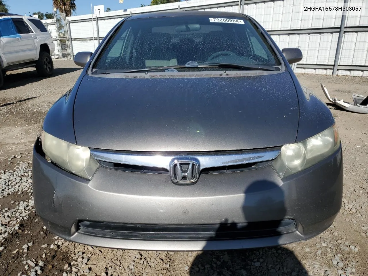 2008 Honda Civic Lx VIN: 2HGFA16578H303057 Lot: 79200954