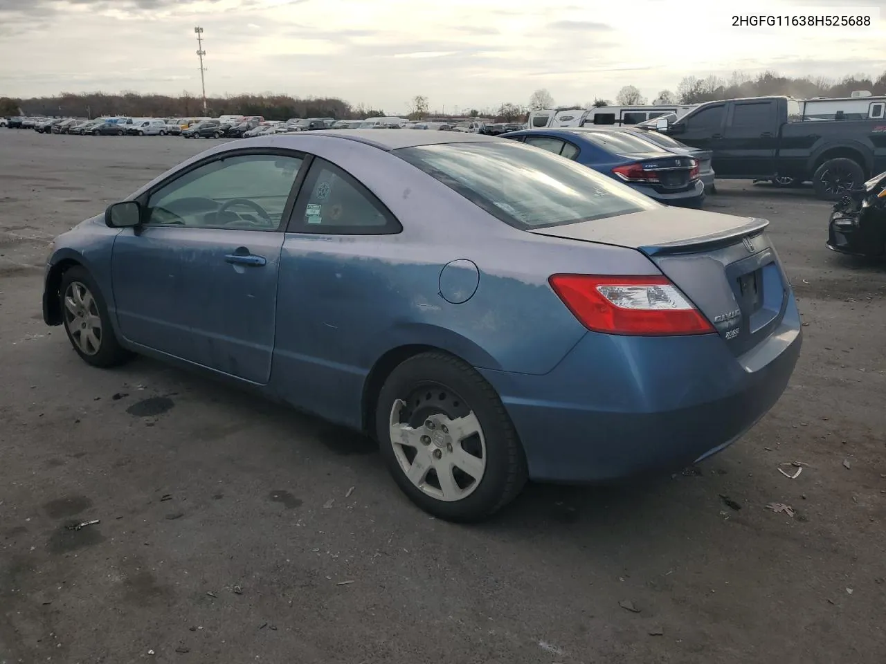 2008 Honda Civic Lx VIN: 2HGFG11638H525688 Lot: 79493884