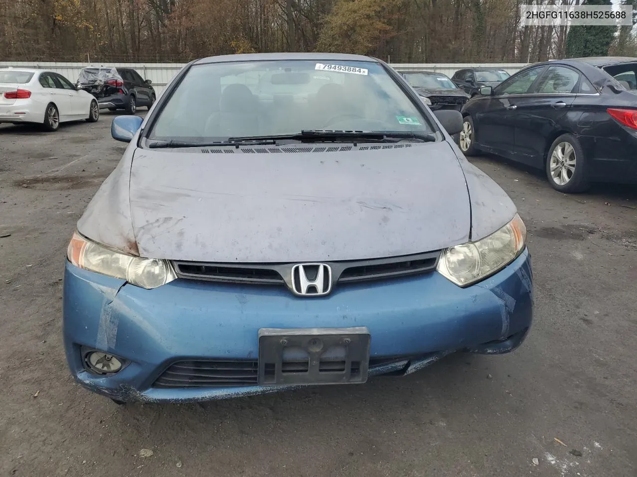 2008 Honda Civic Lx VIN: 2HGFG11638H525688 Lot: 79493884