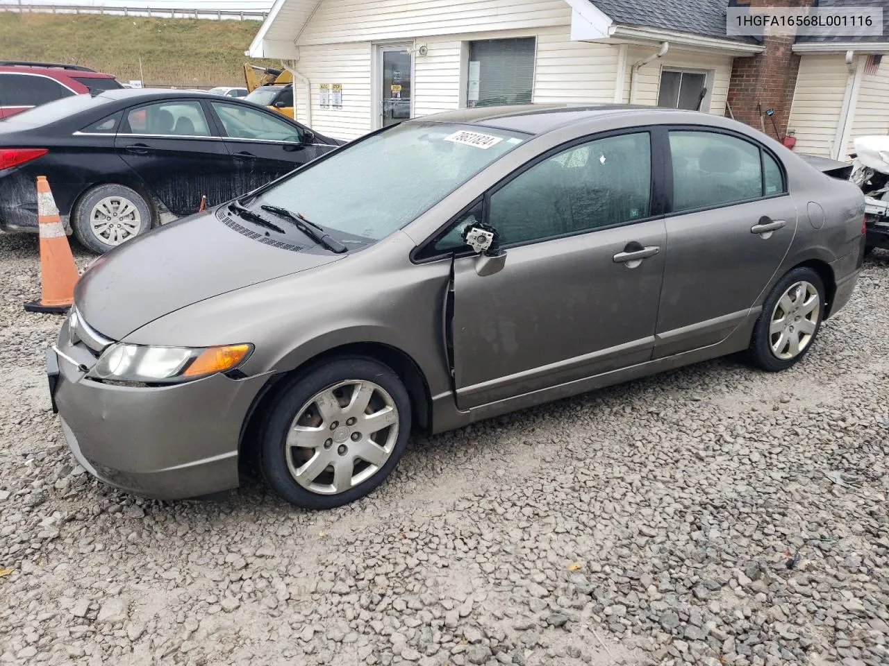 2008 Honda Civic Lx VIN: 1HGFA16568L001116 Lot: 79631824