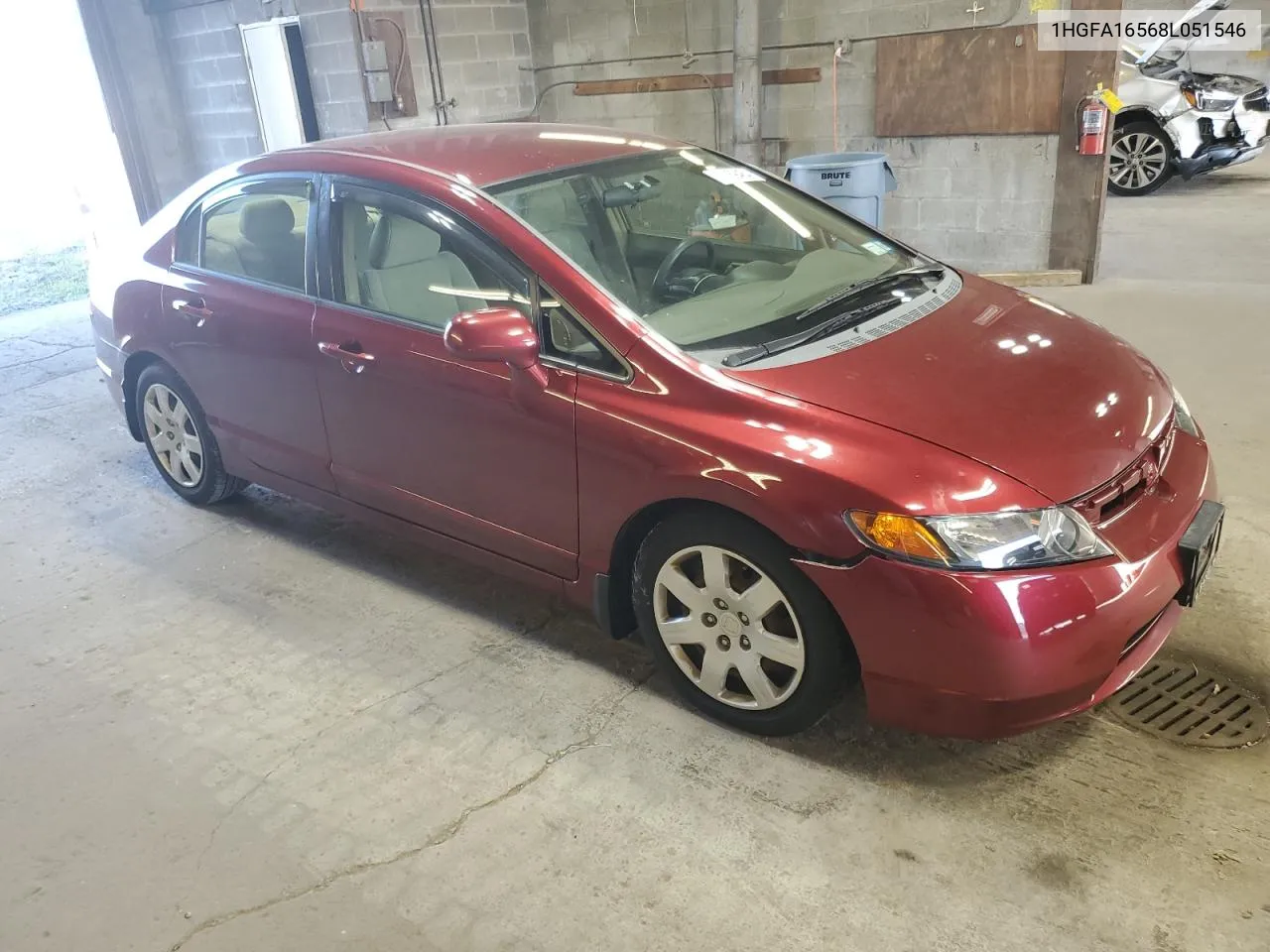 2008 Honda Civic Lx VIN: 1HGFA16568L051546 Lot: 79659464