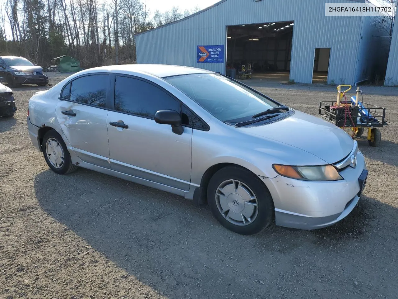 2008 Honda Civic Dx-G VIN: 2HGFA16418H117702 Lot: 79745174