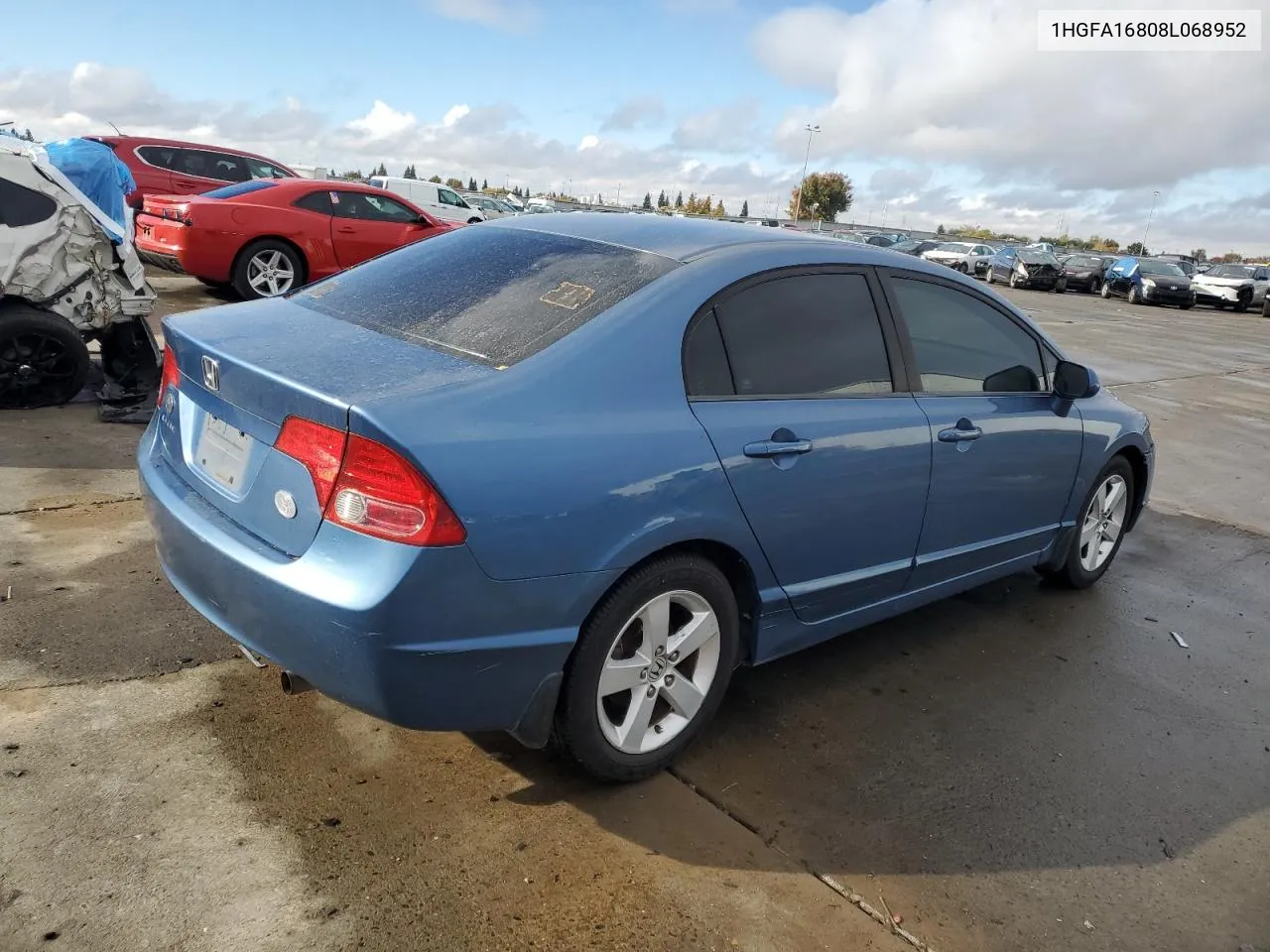 2008 Honda Civic Ex VIN: 1HGFA16808L068952 Lot: 80536084